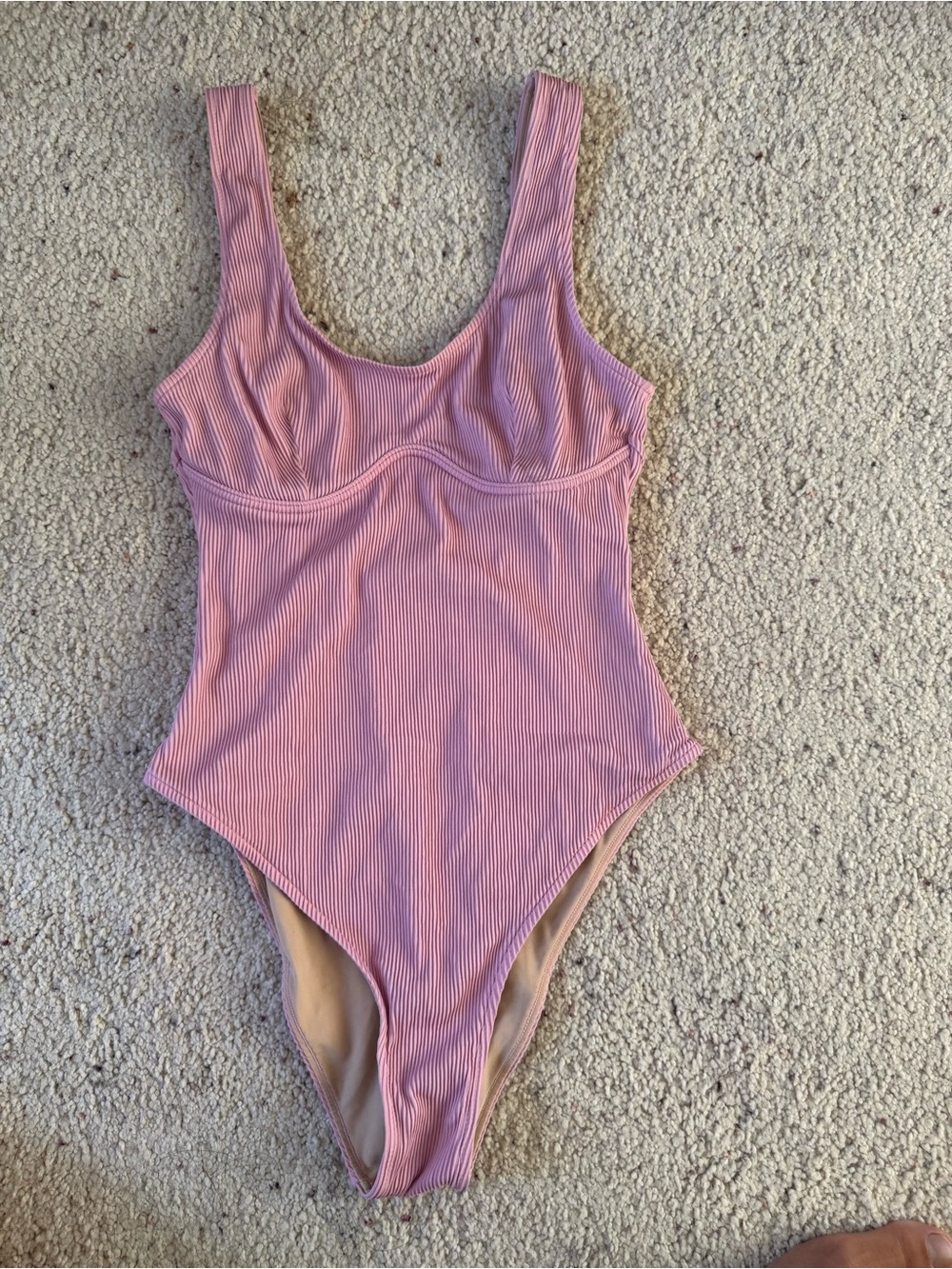 Zulu & Zephyr Ribbed One-Piece Swimsuit size 6